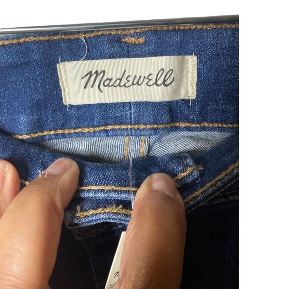 Madewell Petite Curvy High-rise Skinny Jeans In Moreaux Wash Size 37 NWT - Picture 4 of 10
